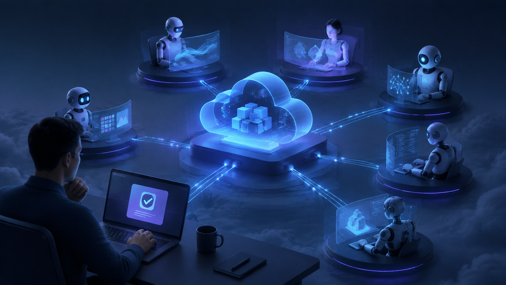 Grok Bot keeps browser, files, and app work running inside a cloud workspace
