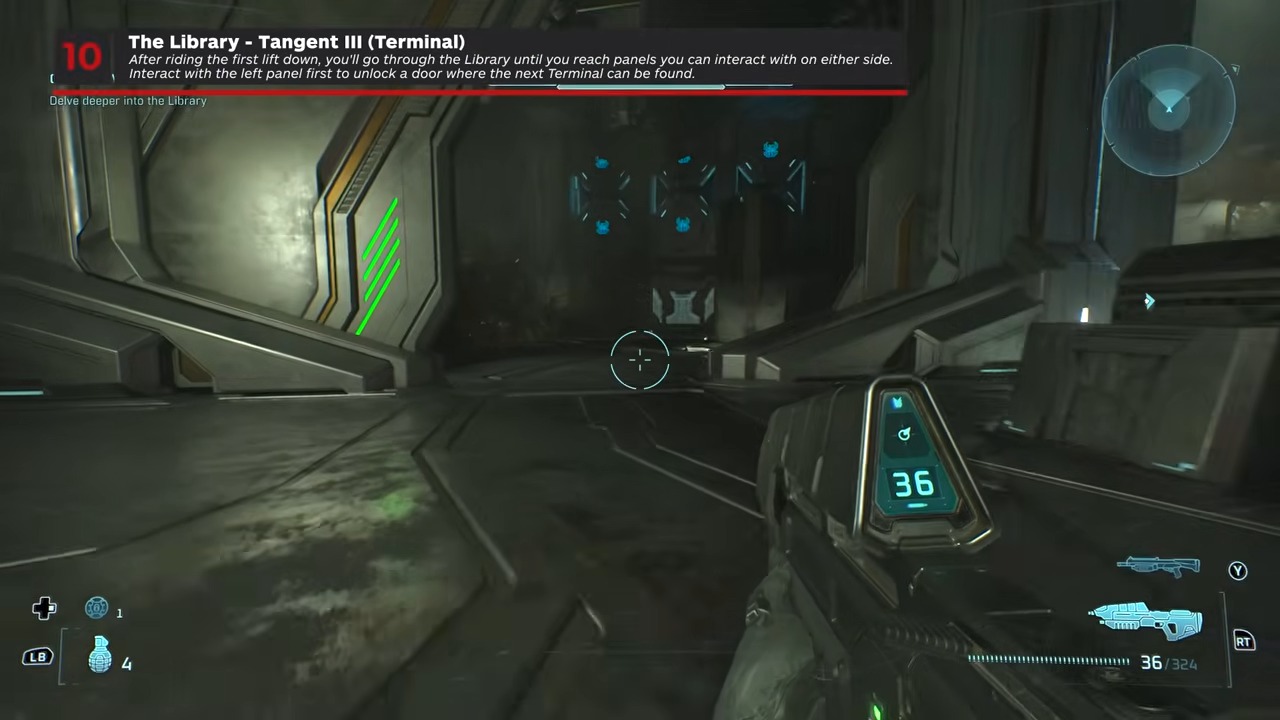 After the Pop Skull door opens, use the left console, clear the biomass blocking the wall opening, and crawl through.