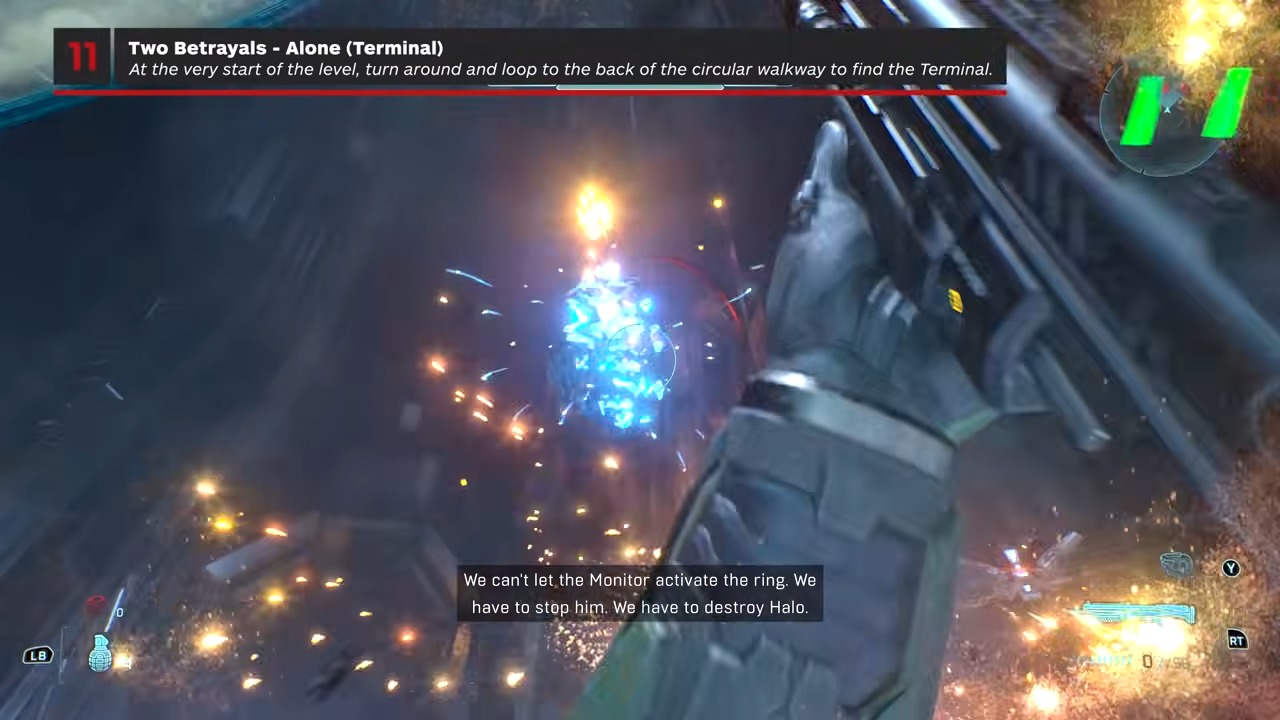 Immediately after gaining control, turn around and circle to the opposite side of the starting ring.