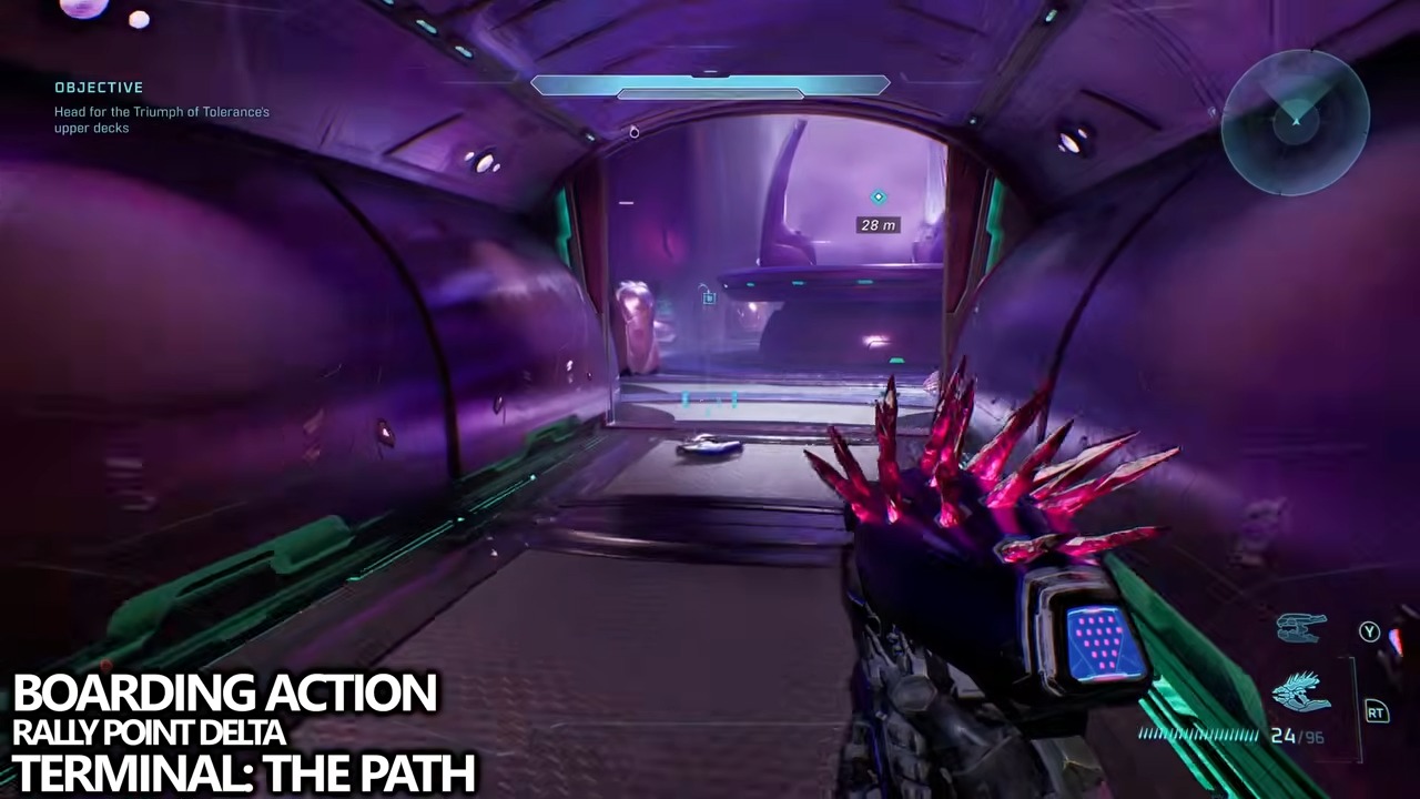 Ride the lift immediately after Leadhead, turn left at the top, use the rear-corner door, and check the right wall.