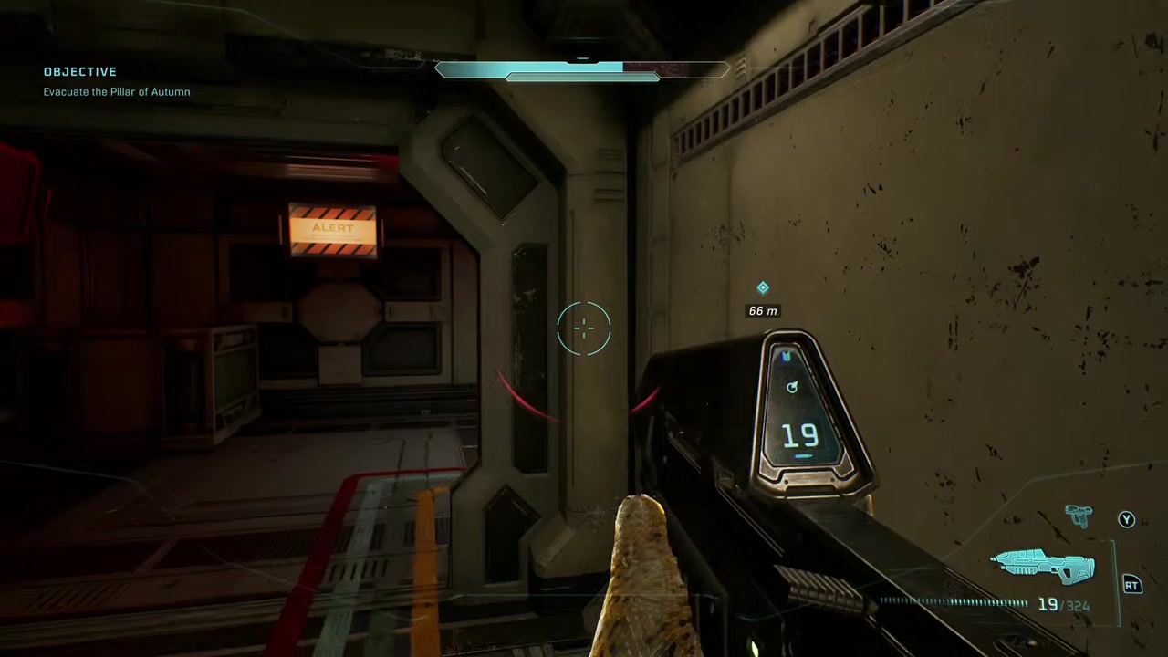 An overshield inside a Covenant boarding pod and the final lifeboat.
