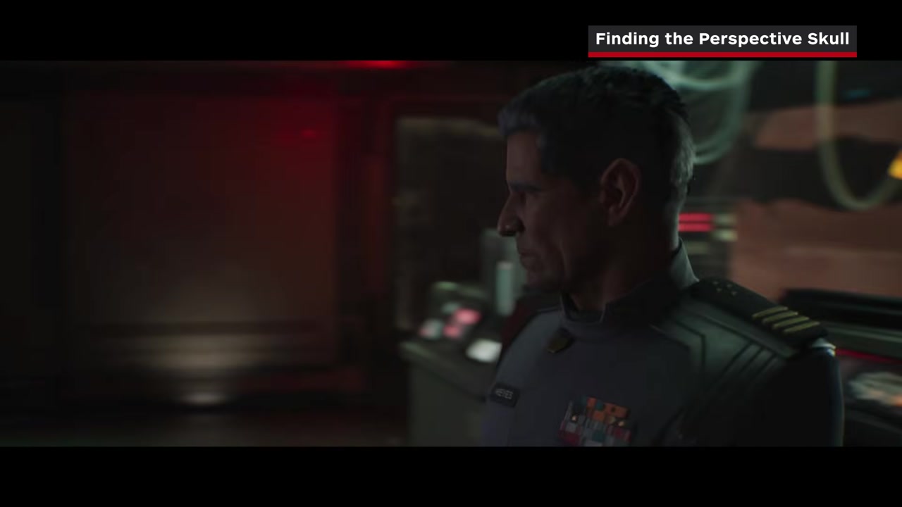 Master Chief turning back toward the bridge after receiving Cortana.