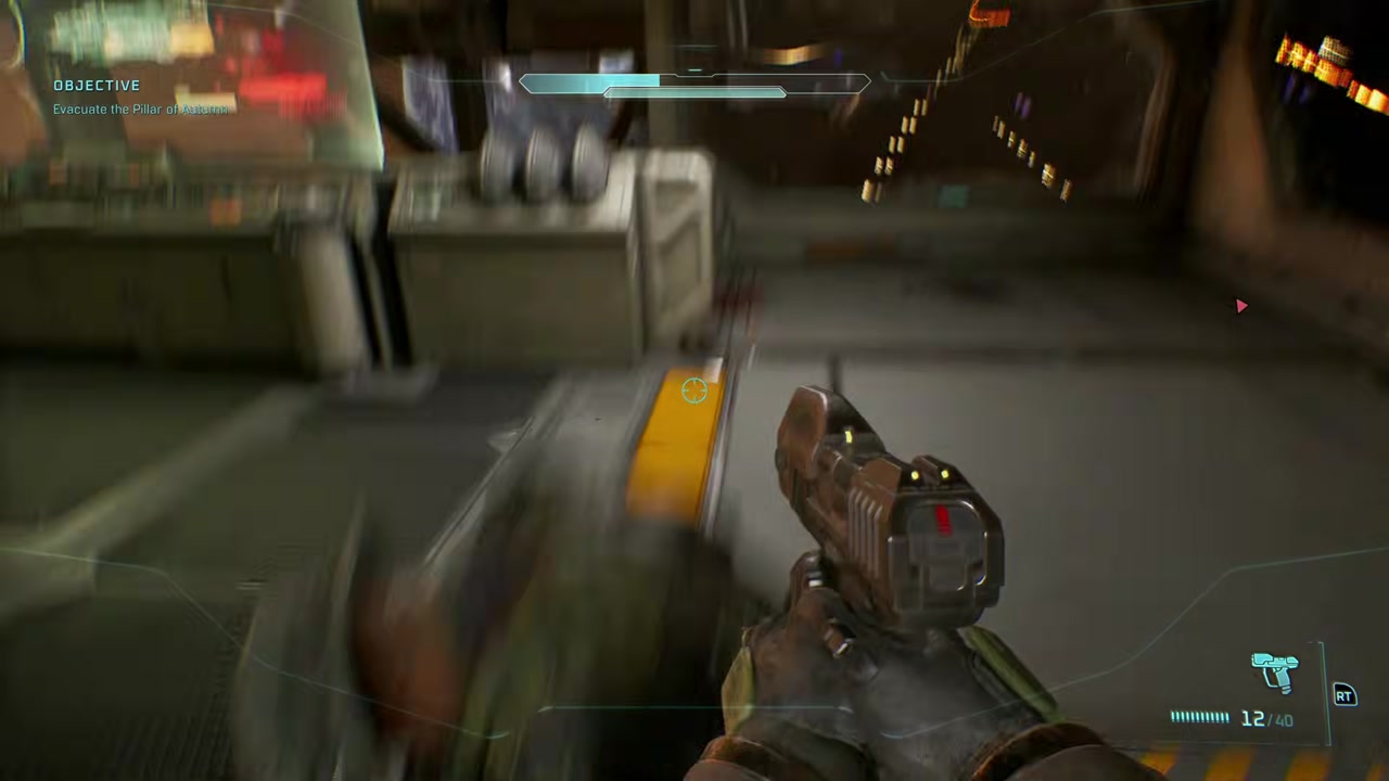 All six Marines contained in the recessed observation pen.