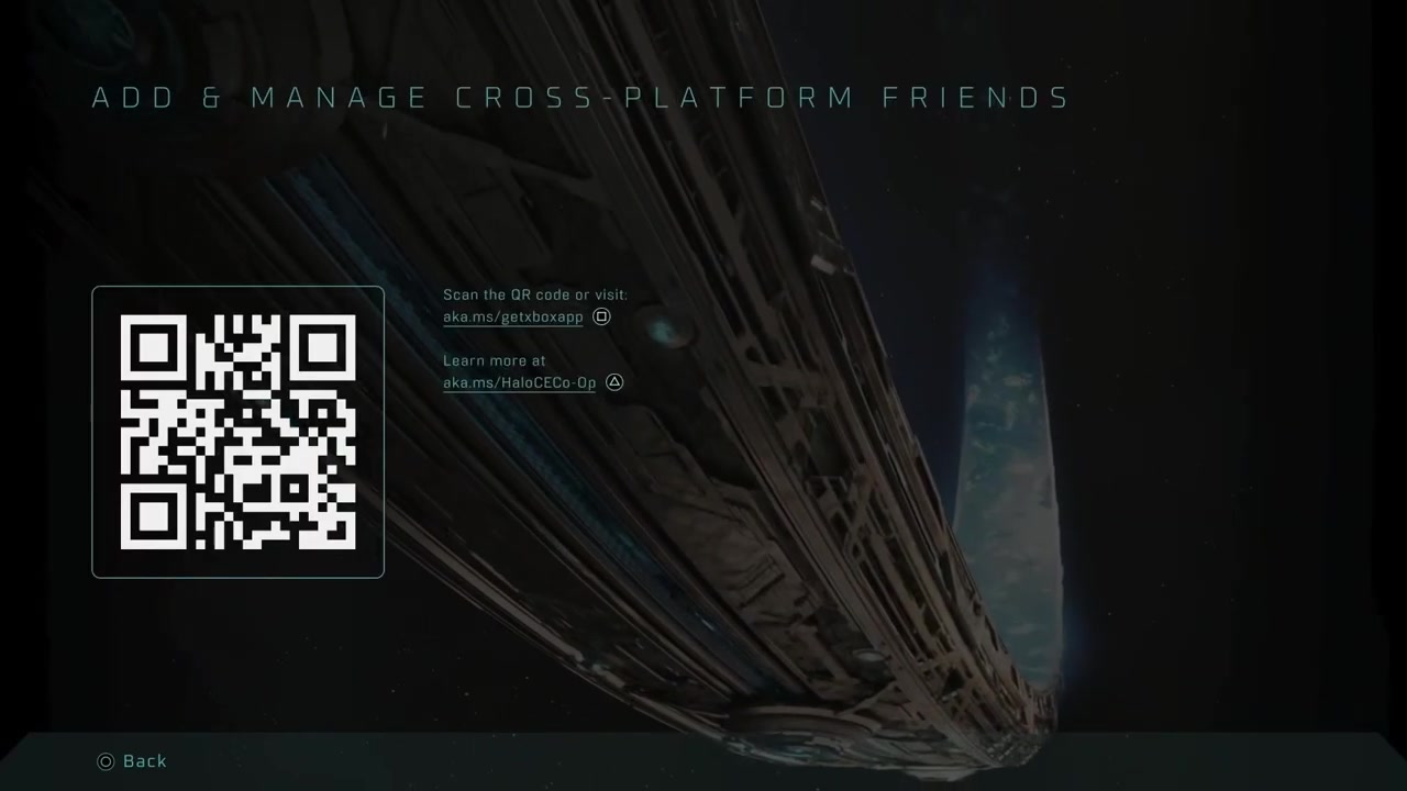 Friends list screen showing same-platform and cross-platform sections