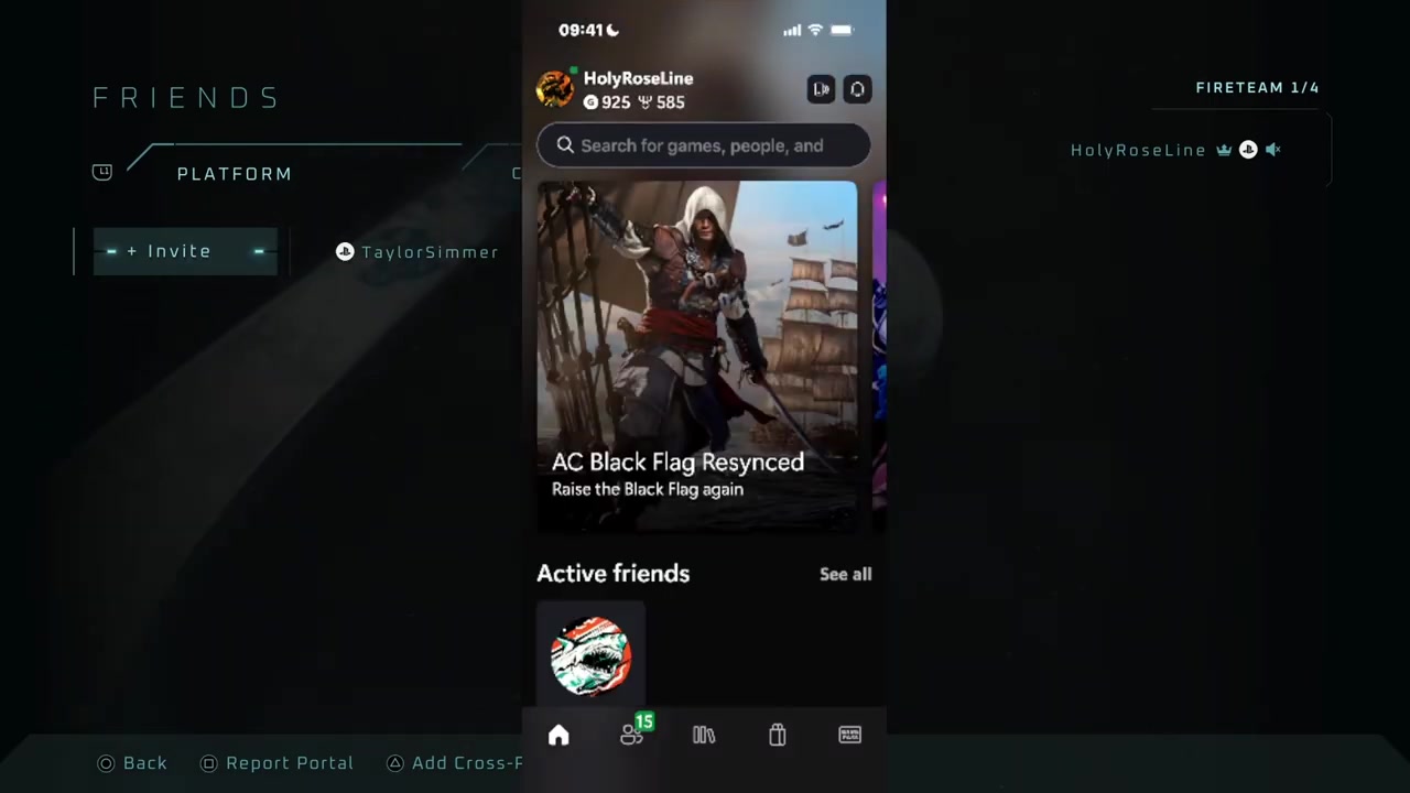 Xbox app friends interface showing send friend request button