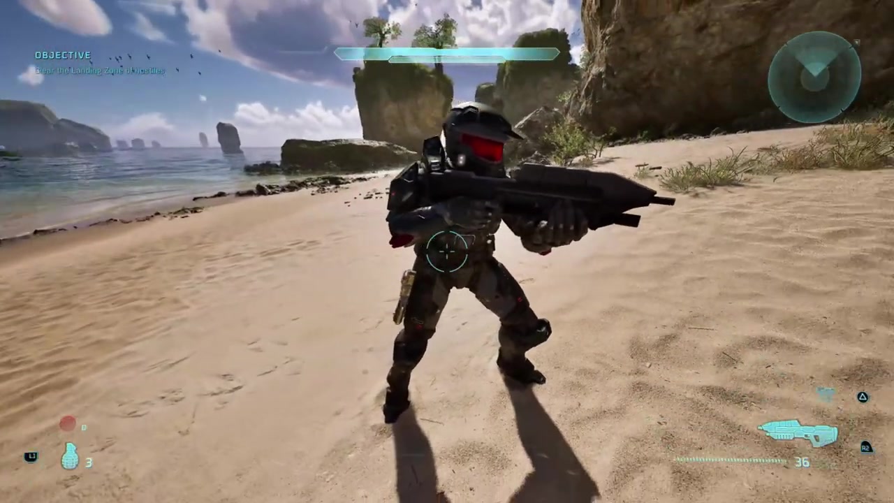 Discord quest interface with Halo Campaign trailer playback