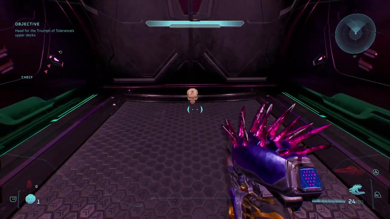 Back corner of the shielded room
