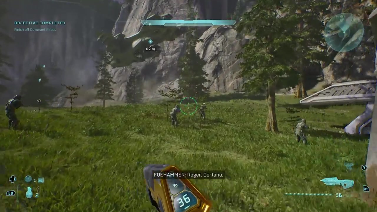 Dropship area near river and cliff