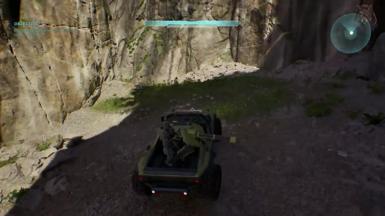 Hilltop with turrets and dropships