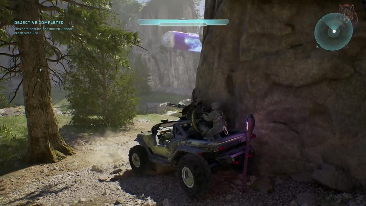 Path to final area avoiding dropship