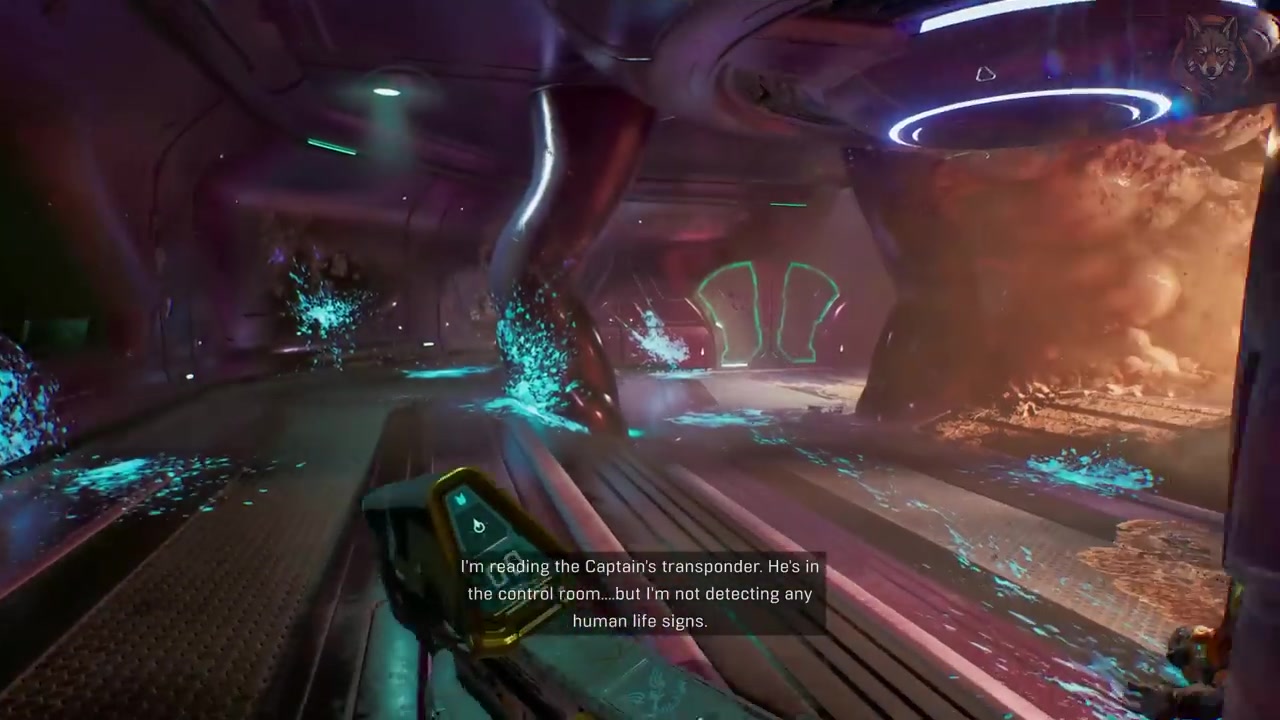 Room with tank and cloak activation point