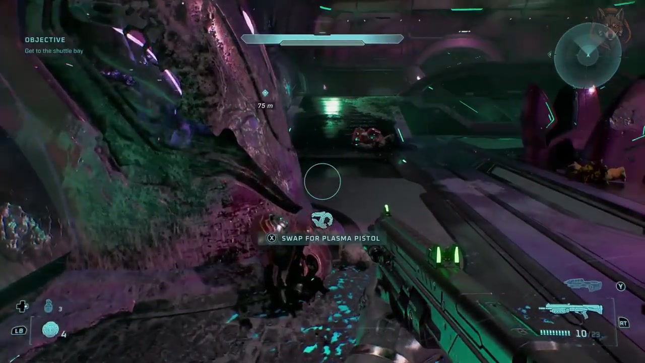 Room with elite with rocket launcher