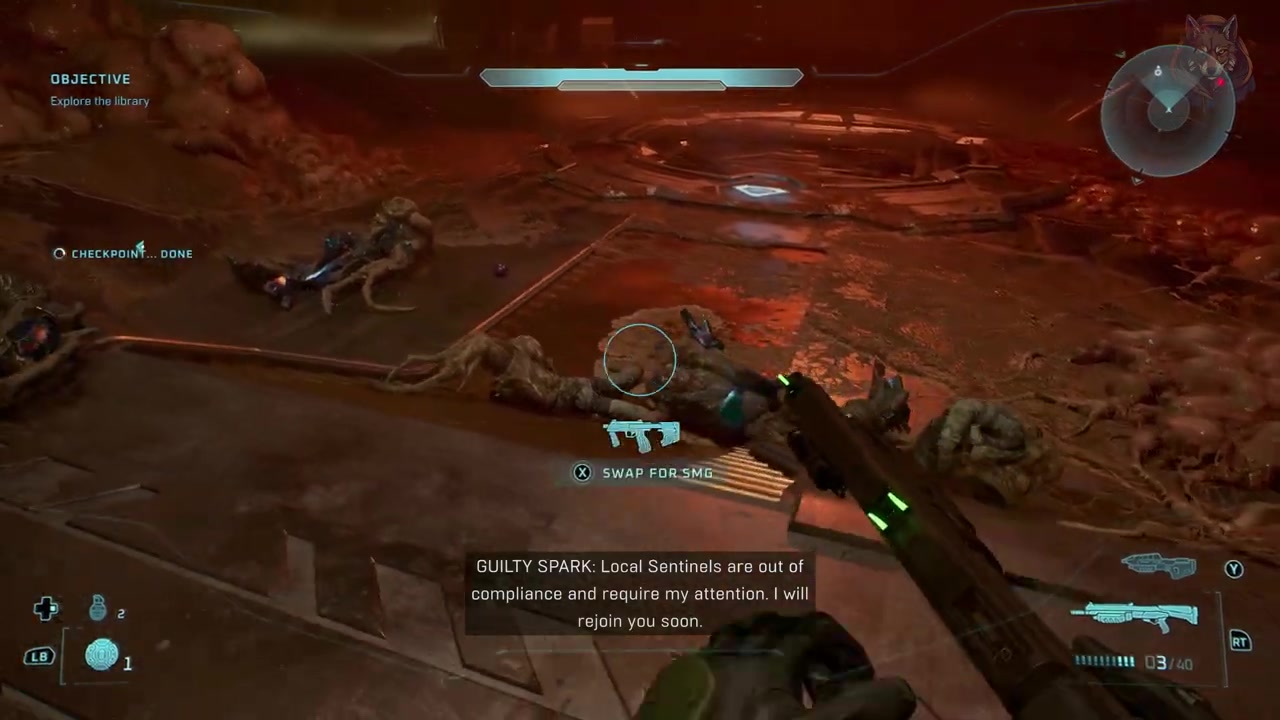 Final room with two tank farms