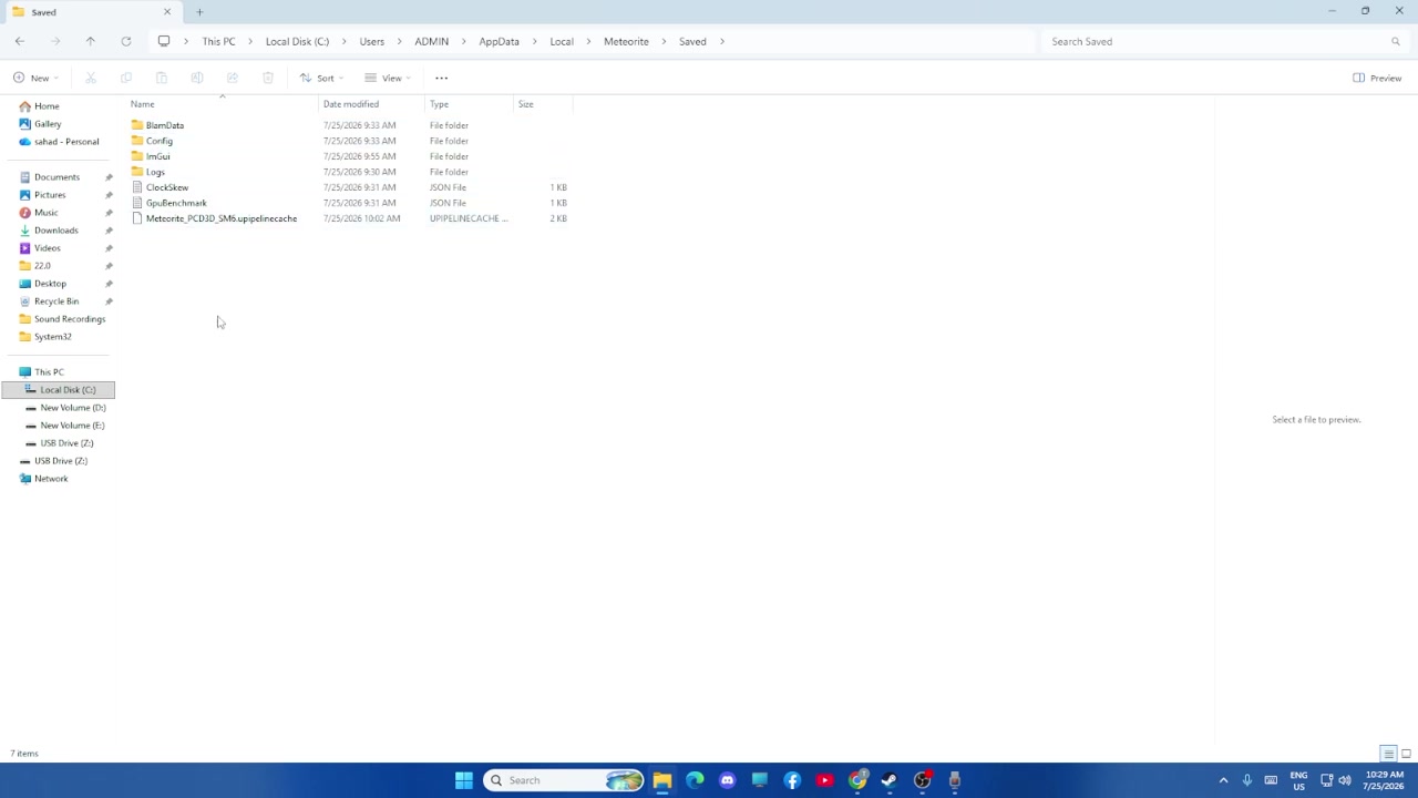 The source's game-folder route reaches a Saved Games destination in File Explorer.