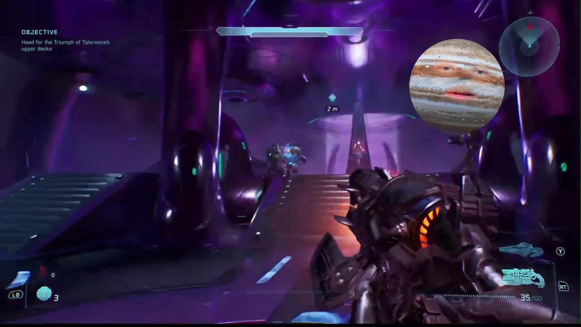 Campaign combat continuing after a confirmed backpack hit while the 100-action total is being completed.